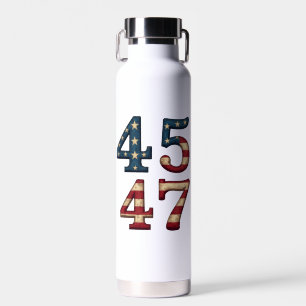 45-47 president trump water bottle