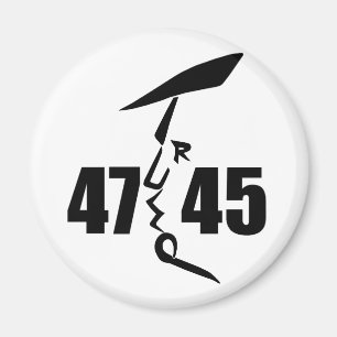 45 47 Trump  Magnet