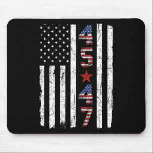 45 47 Trump President Inauguration Usa Retro Trump Mouse Mat
