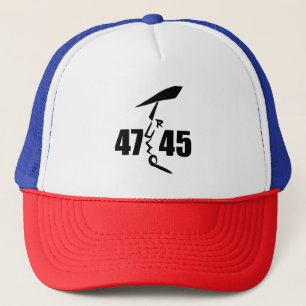 45 47 Trump  Trucker Hat