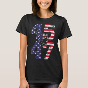 45 47 We The People Stand With American Flag 1  T-Shirt