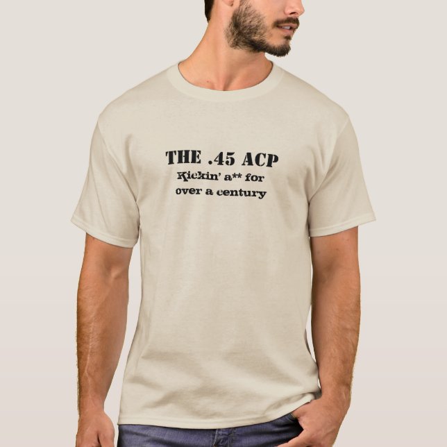 .45 ACP (Light) Censored T-Shirt (Front)
