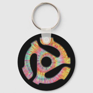 45 Adapter Tie-Dye Key Ring
