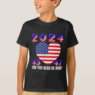 45 And 47 President Donald Trump American Flag 202 T-Shirt