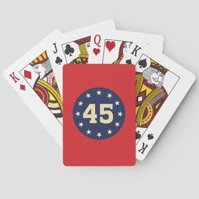 "45" CLASSIC PLAYING CARDS (Back)