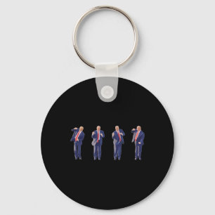 45 Dance Donald Trump 47th President Trump  Key Ring