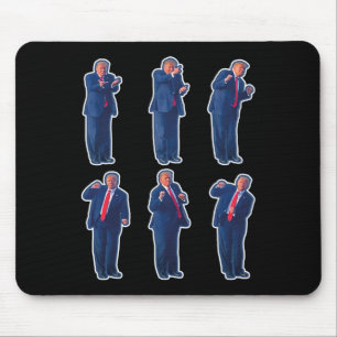 45 Dance President Donald J Trump 2024 Never Surre Mouse Mat