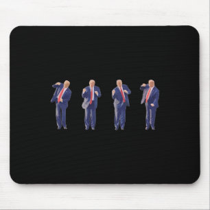 45 Dance President Donald J Trump 2024 Never Surre Mouse Mat