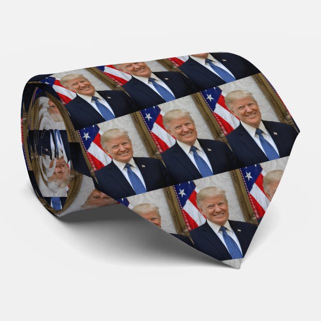 45 Donald J Trump Tie (Rolled)
