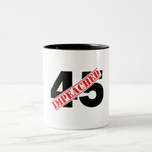 45 Impeached Two-Tone Coffee Mug