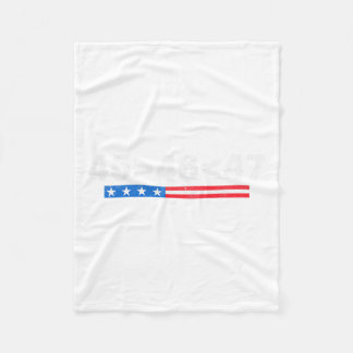 45 Is Greater Than 46  Fleece Blanket