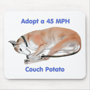 45 mph Couch Potato Mouse Mat