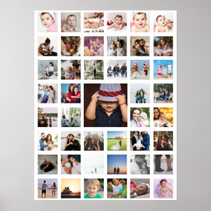 Instagram Collage Posters Prints Zazzle Uk