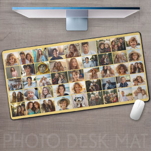 45 Photo Collage - small pics Desk Mat
