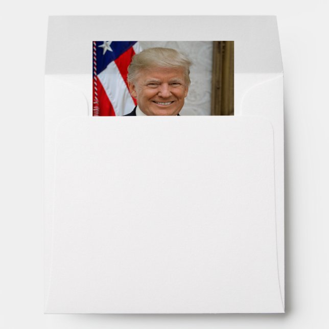 45 President Donald Trump Envelope (Back (Bottom))