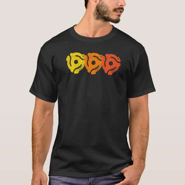 45 Record Adapter 45 Rpm Adapter 45 Spindle Adapte T-Shirt (Front)