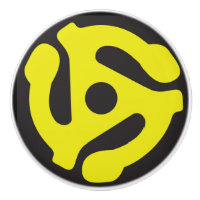 45 Record Adapter Ceramic Knob For Music Lovers