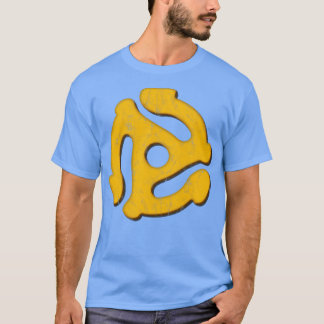 45 Record Adapter Distressed T-Shirt