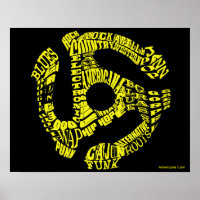 45 Record Adapter of Music Genres