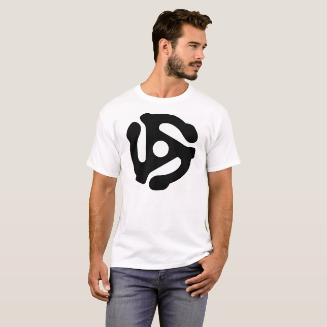 45 record adapter T-Shirt (Front Full)