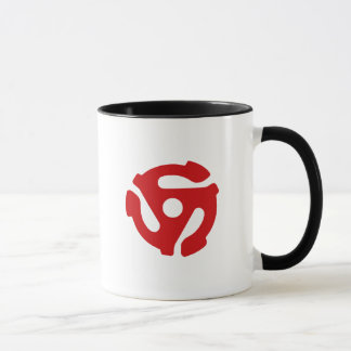 45 RECORD ADAPTOR mug