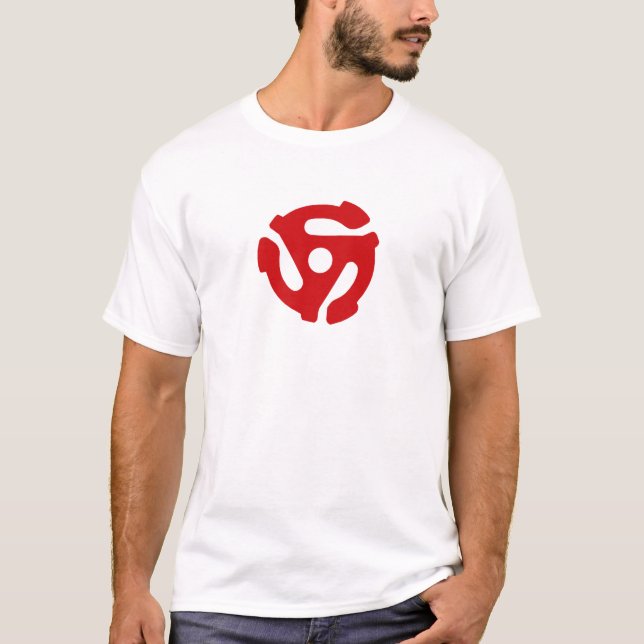 45 RECORD ADAPTOR t-shirt (Front)