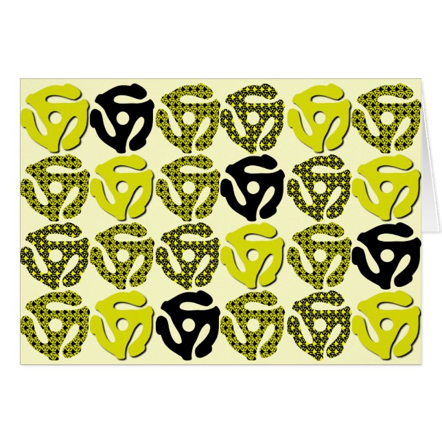 45 Record Insert Blank Card (Front Horizontal)