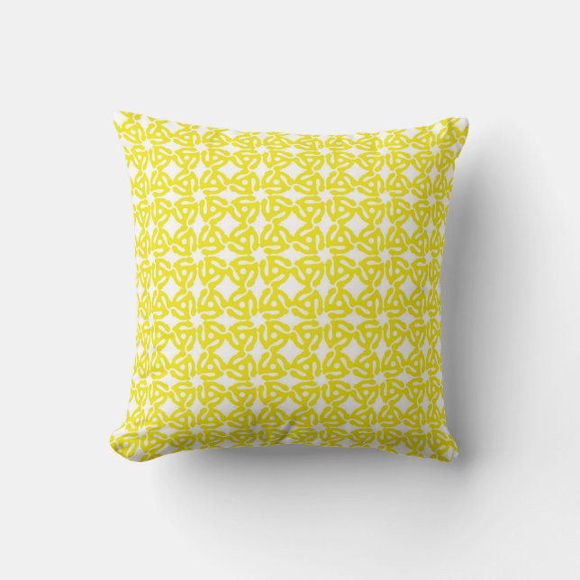 45 RPM Adapter Print in Yellow Cushion (Front)