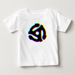 45 RPM Record Adapter Baby T-Shirt