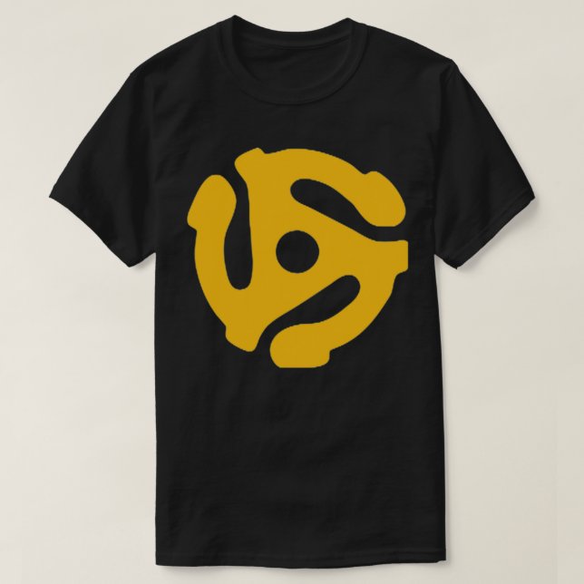 45 RPM Record Adapter Classic T-Shirt (Design Front)