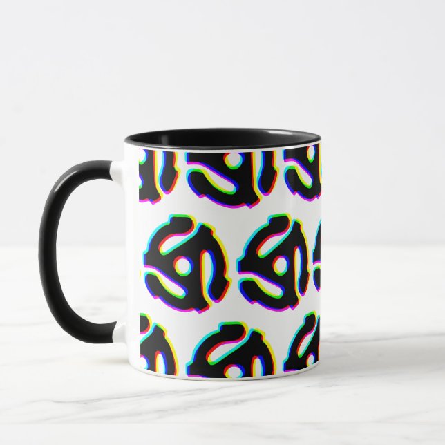 45 RPM Record Adapter Mug (Left)
