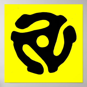 45 RPM Record Adapter Print