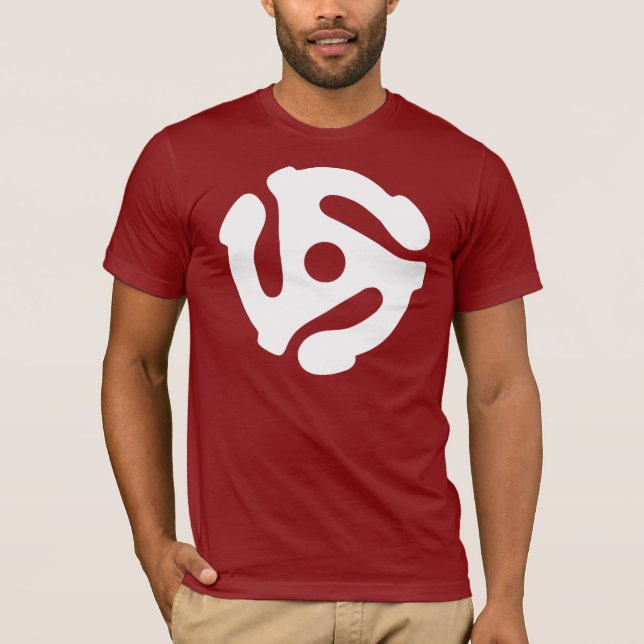 45 RPM Record Adaptor T-Shirt (Front)