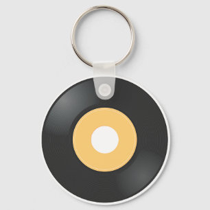 45 rpm Record Key Ring
