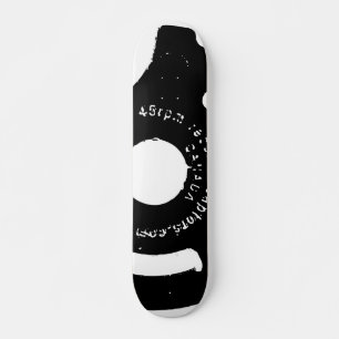 45 RPM Record Spacer Skateboard