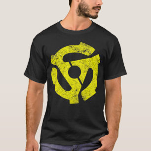 45 Rpm Record Vinyl Turntable Dj Adapter T-Shirt