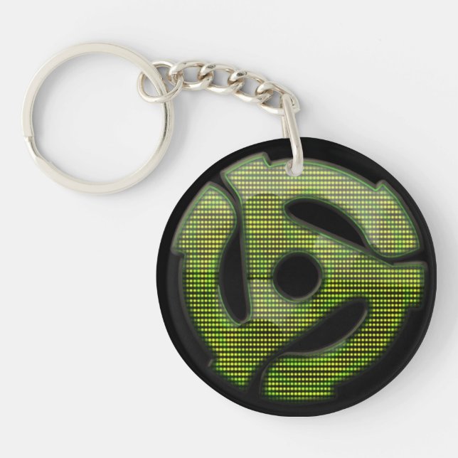 45 rpm Reflector Key Ring (Front)