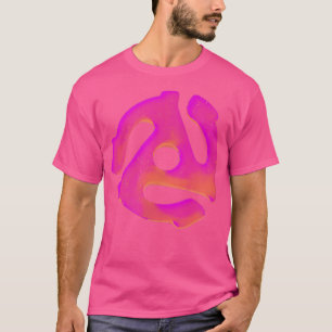 45 RPM Vinyl Record Adapter Turntable Music Album  T-Shirt