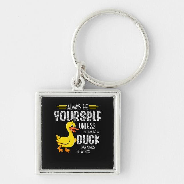 45.Rubber duck for a Duck Lovers Key Ring (Front)
