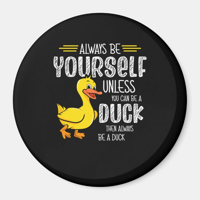 45.Rubber duck for a Duck Lovers Magnet (Front)