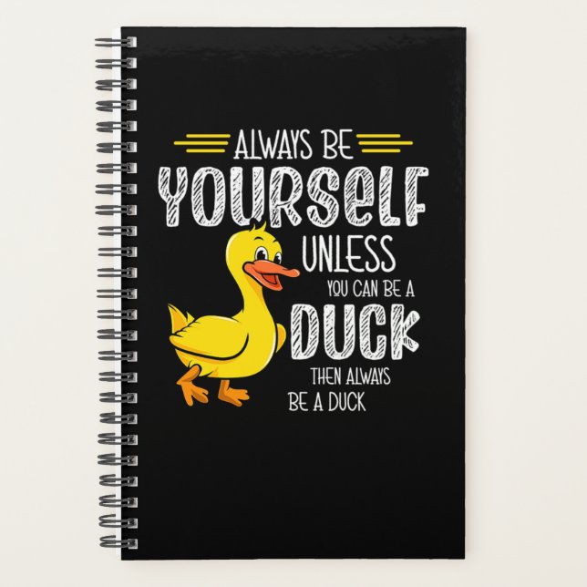 45.Rubber duck for a Duck Lovers Planner (Front)