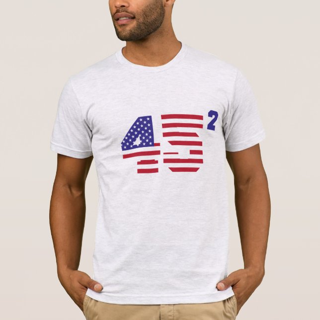 45 Squared Trump 2020 The Sequel Second Term T-Shirt (Front)