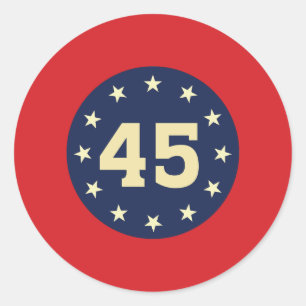 "45" STICKER STICKERS