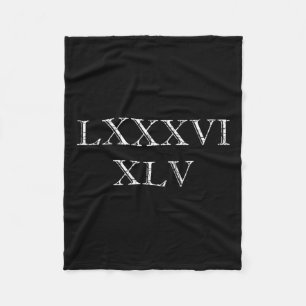 45 T Shirt For Men Anti Trump Shirt Gift Roman Num Fleece Blanket