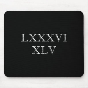 45 T Shirt For Men Anti Trump Shirt Gift Roman Num Mouse Mat