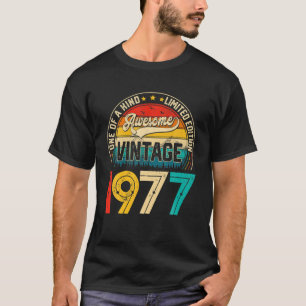45 Year Old Bday Vintage 1977 Limited Edition 45Th T-Shirt