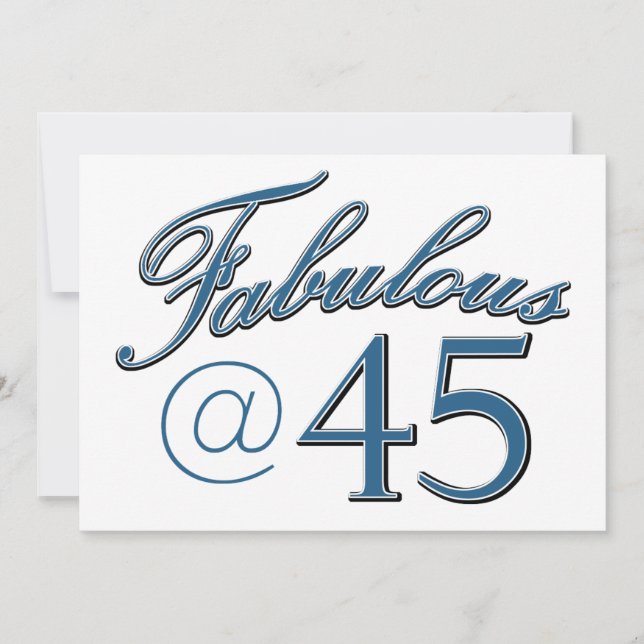 45  year old birthday designs (Front)