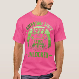 45 Year Old Birthday Unlocked Level 45 Awesome Sin T-Shirt