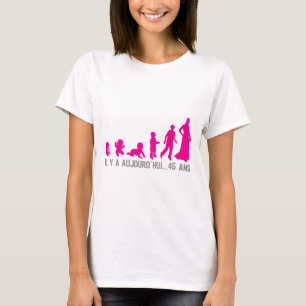 45 years anniversary evolution women today T-Shirt