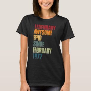 45 Years Old  Awesome Since July 1977 45th Birthda T-Shirt